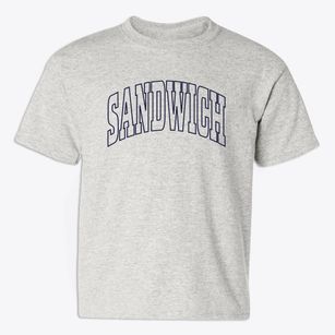 Sandwich Massachusetts Trendy Block Youth T-shirt