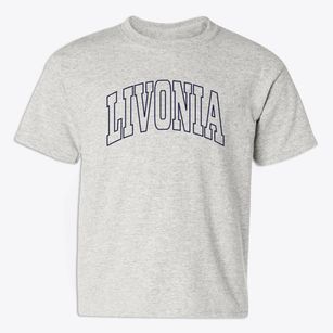 Livonia Michigan Trendy Block Youth T-shirt