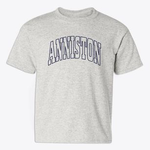Anniston Missouri Trendy Block Youth T-shirt