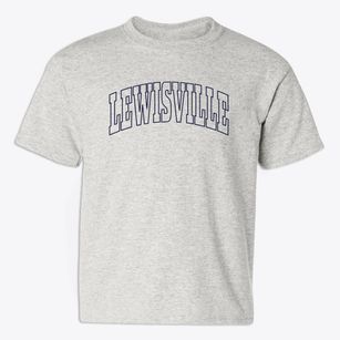 Lewisville North Carolina Trendy Block Youth T-shirt