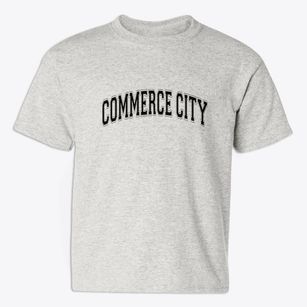 Commerce City Colorado Varsity Youth T-shirt