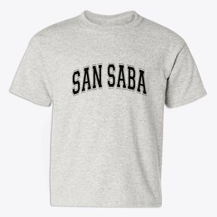 San Saba Texas Varsity Youth T-shirt