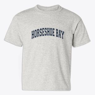 Horseshoe Bay Texas Varsity Youth T-shirt