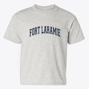 Fort Laramie Wyoming Varsity Youth T-shirt