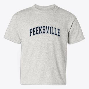 Peeksville Wisconsin Varsity Youth T-shirt