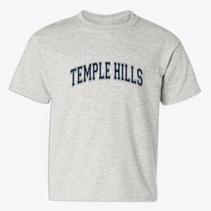 Temple Hills Maryland Varsity Youth T-shirt