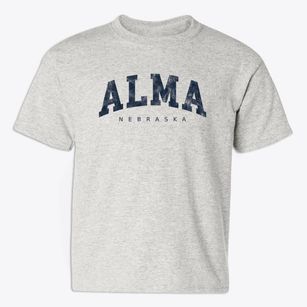 Alma Nebraska Urban Vibe Youth T-shirt