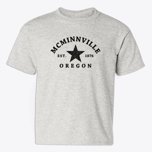 Mcminnville Oregon Star Youth T-shirt