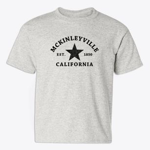 Mckinleyville California Star Youth T-shirt