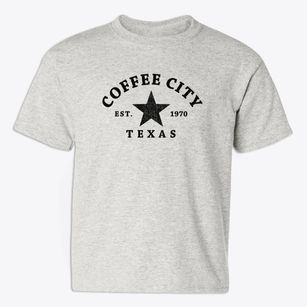 Coffee City Texas Star Youth T-shirt