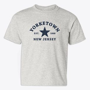 Yorketown New Jersey Star Youth T-shirt