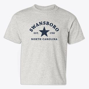 Swansboro North Carolina Star Youth T-shirt