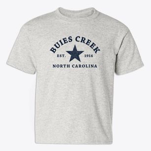 Buies Creek North Carolina Star Youth T-shirt