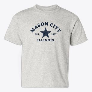 Mason City Illinois Star Youth T-shirt
