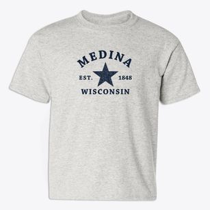 Medina Wisconsin Star Youth T-shirt