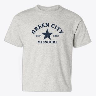 Green City Missouri Star Youth T-shirt