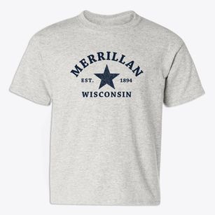 Merrillan Wisconsin Star Youth T-shirt