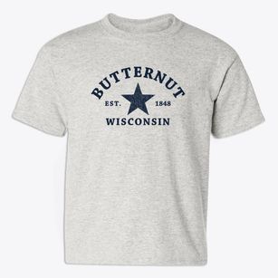 Butternut Wisconsin Star Youth T-shirt