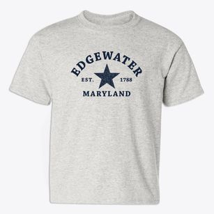 Edgewater Maryland Star Youth T-shirt