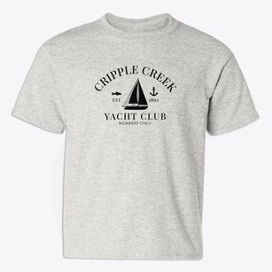Cripple Creek Colorado Yacht Club Youth T-shirt
