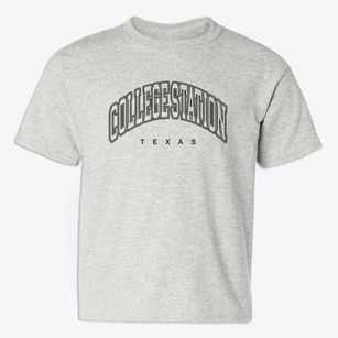 College Station Texas Inline Youth T-shirt