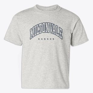 Miltonvale Kansas Inline Youth T-shirt
