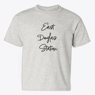 East Douglas Station Massachusetts Freestyle Youth T-shirt
