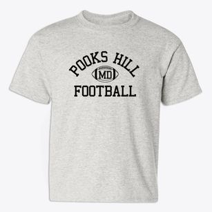 Pooks Hill Maryland Football Youth T-shirt