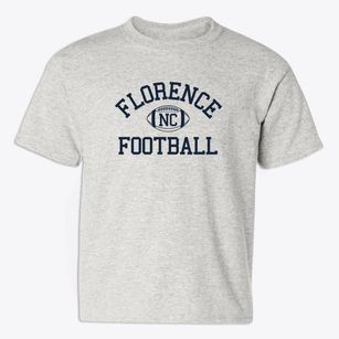Florence North Carolina Football Youth T-shirt