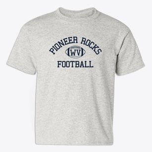 Pioneer Rocks West Virginia Football Youth T-shirt