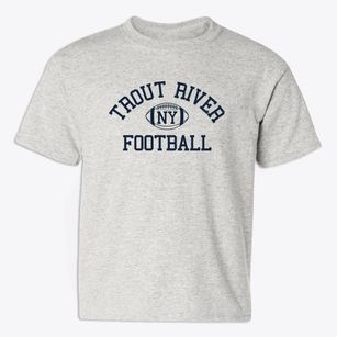 Trout River New York Football Youth T-shirt