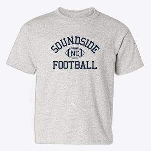 Soundside North Carolina Football Youth T-shirt