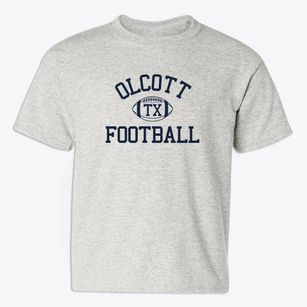Olcott Texas Football Youth T-shirt