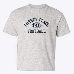Surrey Place New Jersey Football Youth T-shirt