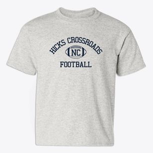 Hicks Crossroads North Carolina Football Youth T-shirt