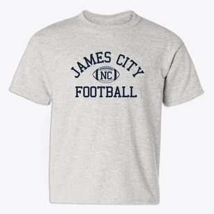 James City North Carolina Football Youth T-shirt
