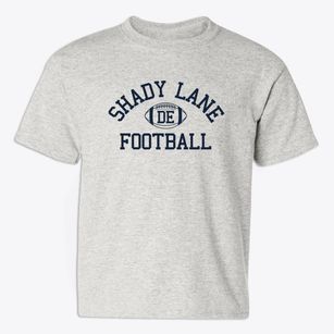 Shady Lane Delaware Football Youth T-shirt