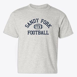 Sandy Fork Texas Football Youth T-shirt