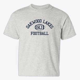 Oakwood Lakes New Jersey Football Youth T-shirt