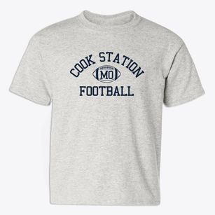 Cook Station Missouri Football Youth T-shirt