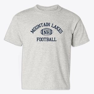 Mountain Lakes New Hampshire Football Youth T-shirt