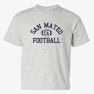 San Mateo California Football Youth T-shirt