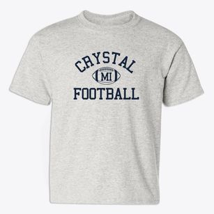 Crystal Michigan Football Youth T-shirt
