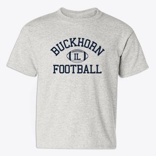 Buckhorn Illinois Football Youth T-shirt
