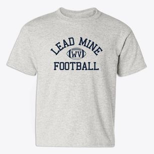 Lead Mine West Virginia Football Youth T-shirt