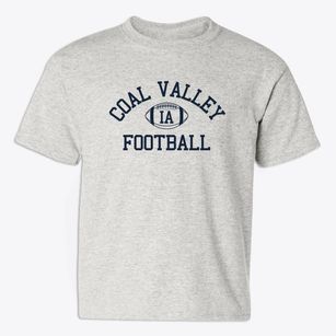 Coal Valley Iowa Football Youth T-shirt