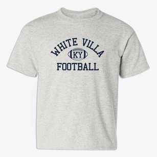 White Villa Kentucky Football Youth T-shirt