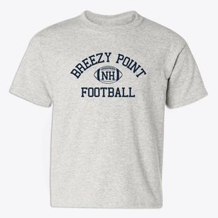 Breezy Point New Hampshire Football Youth T-shirt