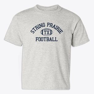 String Prairie Texas Football Youth T-shirt