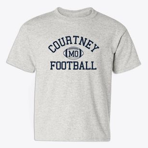 Courtney Missouri Football Youth T-shirt